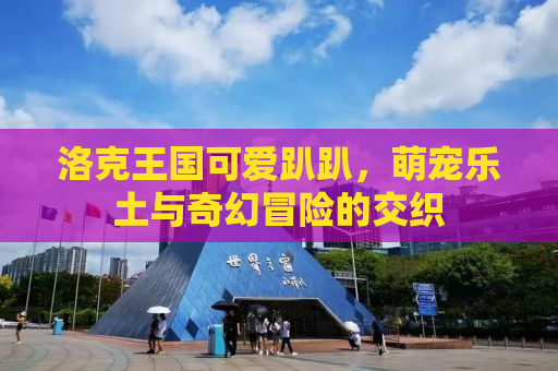 洛克王国可爱趴趴，萌宠乐土与奇幻冒险的交织
